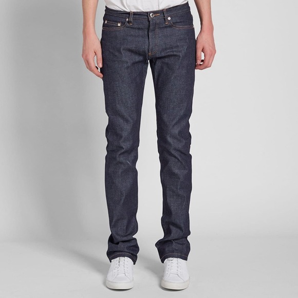 NWT A.P.C. Men's New Cure Jean Sz 25 Indigo Selvedge Denim - Picture 1 of 15